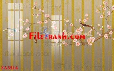 Tải file File gốc in bộ tranh decor treo tráng gương canvas FA3514 (gốc) làm file tranh quảng cáo