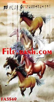 Tải file File gốc in bộ tranh decor treo tráng gương canvas FA3549 (gốc) chủ đề phong thủy