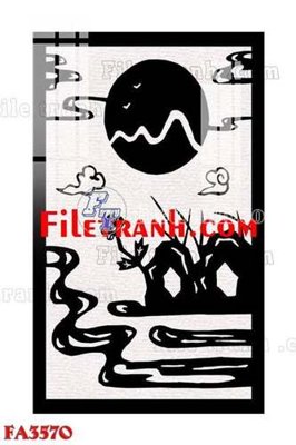 File gốc File gốc in bộ tranh decor treo tráng gương canvas FA3570 (phong cách) cổ điển