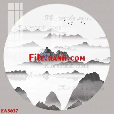 File gốc in tráng gương File gốc in bộ tranh decor treo tráng gương canvas FA3637 chi tiết