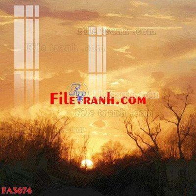 File in trần File gốc in bộ tranh decor treo tráng gương canvas FA3674 (bản gốc) trời sao