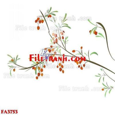 File gốc File gốc in bộ tranh decor treo tráng gương canvas FA3753 (in lụa) cao cấp