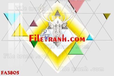 Chi tiết file gốc File gốc in bộ tranh decor treo tráng gương canvas FA3805 (cho in tráng gương)
