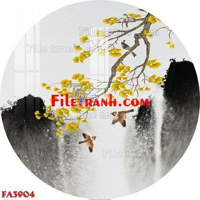 File ảnh File gốc in bộ tranh decor treo tráng gương canvas FA3904 (gốc) in standee
