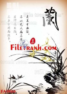 File tranh in trần 3D File gốc in bộ tranh decor treo tráng gương canvas FA3966 (ảnh gốc)