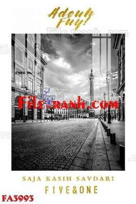 File in trần File gốc in bộ tranh decor treo tráng gương canvas FA3993 (bản gốc) hoa văn