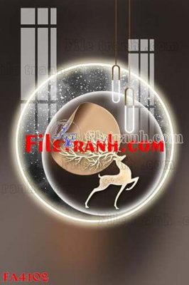 Download file gốc File gốc in bộ tranh decor treo tráng gương canvas FA4102 (in lụa) tranh 3D