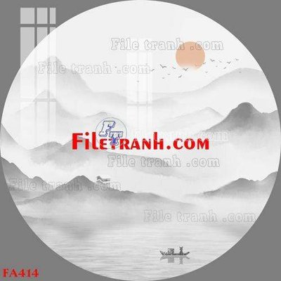 File gốc File gốc in bộ tranh decor treo tráng gương canvas FA414 (AI/EPS) cho in ấn