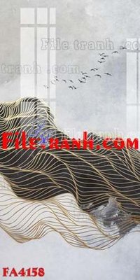 Ảnh gốc File gốc in bộ tranh decor treo tráng gương canvas FA4158 (độ nét cao) in mica
