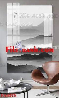 File ảnh File gốc in bộ tranh decor treo tráng gương canvas FA4273 (gốc) cho trang trí nội thất