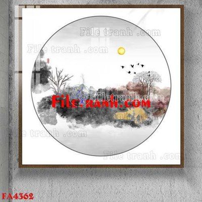 File gốc File gốc in bộ tranh decor treo tráng gương canvas FA4362 (AI/EPS) cho in ấn