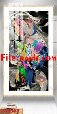 File tranh File gốc in bộ tranh decor treo tráng gương canvas FA4364 (gốc) phong cách tối giản