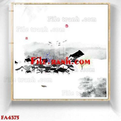 File gốc File gốc in bộ tranh decor treo tráng gương canvas FA4375 (AI/EPS) cho in ấn