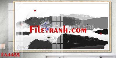 Download file gốc File gốc in bộ tranh decor treo tráng gương canvas FA4422 (in lụa) cao cấp