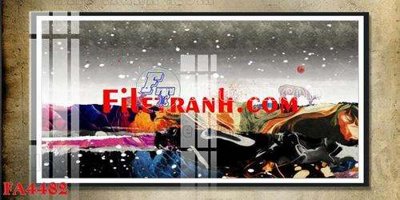 File ảnh gốc File gốc in bộ tranh decor treo tráng gương canvas FA4482 (chuyên in mica)