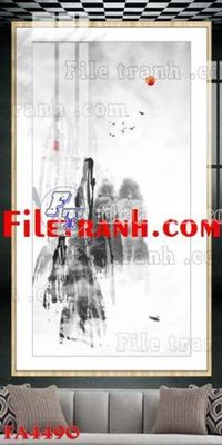 File PSD File gốc in bộ tranh decor treo tráng gương canvas FA4490 (gốc) cho designer