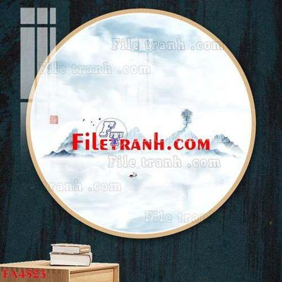 Tải về hình ảnh gốc File gốc in bộ tranh decor treo tráng gương canvas FA4523 sắc nét