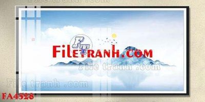 File tranh gốc File gốc in bộ tranh decor treo tráng gương canvas FA4528 (sắc nét từng chi tiết)