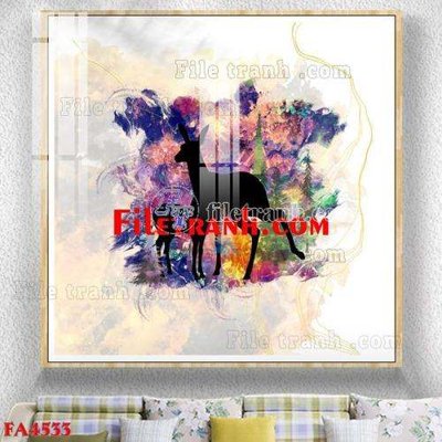 File tranh File gốc in bộ tranh decor treo tráng gương canvas FA4533 (gốc) in vải canvas