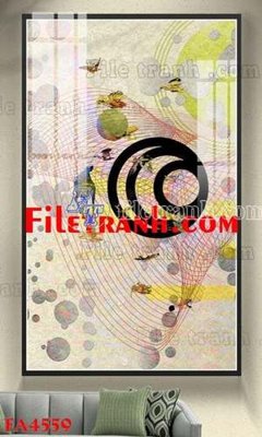 Download file ảnh gốc File gốc in bộ tranh decor treo tráng gương canvas FA4559 để in ấn