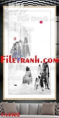 File in mica File gốc in bộ tranh decor treo tráng gương canvas FA4562 (bản gốc) sắc sảo