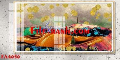 Chi tiết file ảnh File gốc in bộ tranh decor treo tráng gương canvas FA4656 sắc nét