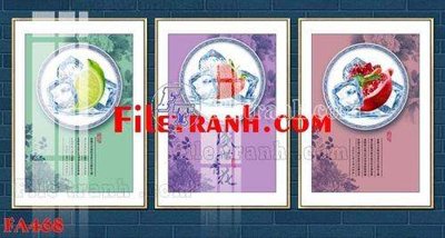 Mua file ảnh gốc File gốc in bộ tranh decor treo tráng gương canvas FA468 (chất lượng cao)