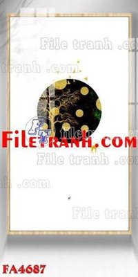 File in trần File gốc in bộ tranh decor treo tráng gương canvas FA4687 (bản gốc) trời sao