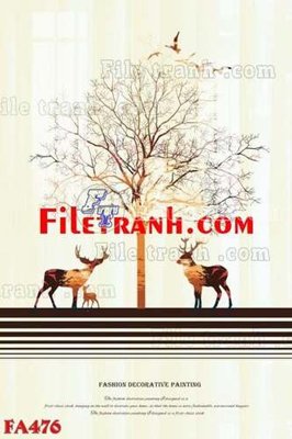 Download file File gốc in bộ tranh decor treo tráng gương canvas FA476 (gốc) in mica bàn thờ