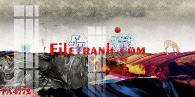 File ảnh gốc File gốc in bộ tranh decor treo tráng gương canvas FA4772 không vỡ nét