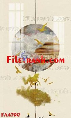Tải file gốc File gốc in bộ tranh decor treo tráng gương canvas FA4790 (in khổ lớn) không vỡ