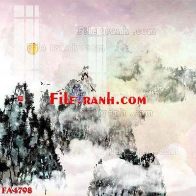 File gốc in tráng gương File gốc in bộ tranh decor treo tráng gương canvas FA4798 chi tiết