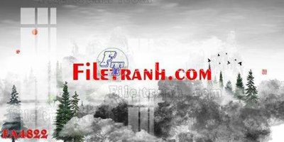 File tranh gốc File gốc in bộ tranh decor treo tráng gương canvas FA4822 (sắc nét từng chi tiết)