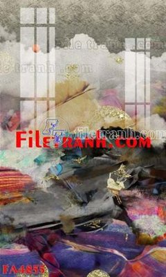 File gốc File gốc in bộ tranh decor treo tráng gương canvas FA4855 (in mica) làm quà tặng