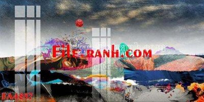 File ảnh File gốc in bộ tranh decor treo tráng gương canvas FA4857 (gốc) dùng in Pano