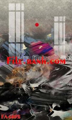 Tải file gốc File gốc in bộ tranh decor treo tráng gương canvas FA4892 (để in lụa)