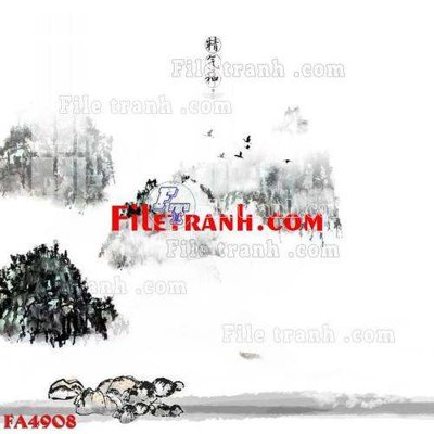 Hình ảnh file gốc in lụa File gốc in bộ tranh decor treo tráng gương canvas FA4908