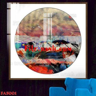 File gốc File gốc in bộ tranh decor treo tráng gương canvas FA5001 (bản quyền) cho in ấn