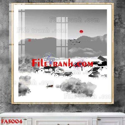 File gốc File gốc in bộ tranh decor treo tráng gương canvas FA5004 (ảnh chi tiết) để in ấn