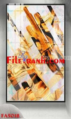 File gốc File gốc in bộ tranh decor treo tráng gương canvas FA5018 (in tráng gương) nghệ thuật