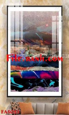 Tải file PSD File gốc in bộ tranh decor treo tráng gương canvas FA5023 (nguyên layer) để in