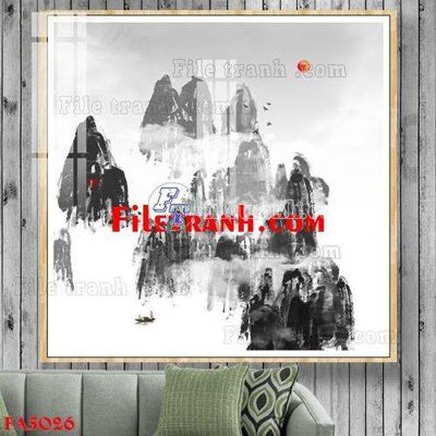 File gốc File gốc in bộ tranh decor treo tráng gương canvas FA5026 (thiết kế) độc quyền