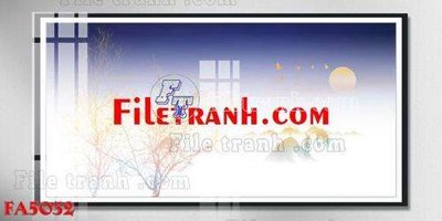 File gốc in ấn File gốc in bộ tranh decor treo tráng gương canvas FA5032 chuẩn màu CMYK