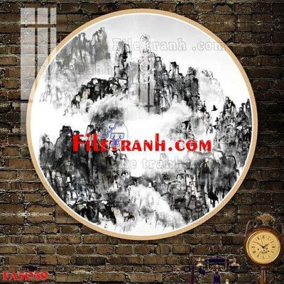 File in mica File gốc in bộ tranh decor treo tráng gương canvas FA5039 (bản gốc) sắc sảo