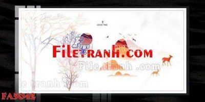 Tải file File gốc in bộ tranh decor treo tráng gương canvas FA5042 (gốc) in ấn chất lượng