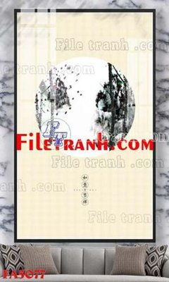 Tải về hình ảnh gốc File gốc in bộ tranh decor treo tráng gương canvas FA5077 sắc nét