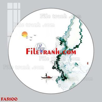 File in ấn File gốc in bộ tranh decor treo tráng gương canvas FA5100 (bản gốc) cao cấp