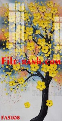 Download file gốc File gốc in bộ tranh decor treo tráng gương canvas FA5108 (in lụa) cao cấp