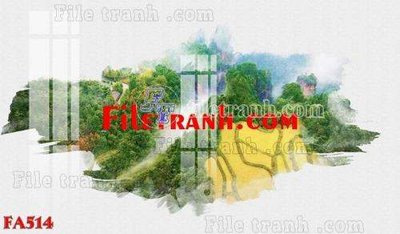 Tải file PSD File gốc in bộ tranh decor treo tráng gương canvas FA514 (nguyên layer) để in