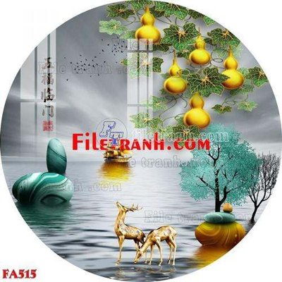 File tranh File gốc in bộ tranh decor treo tráng gương canvas FA515 (gốc) chủ đề thành phố